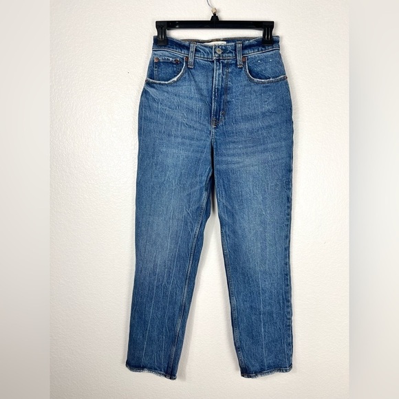 Abercrombie & Fitch 90s Straight Ultra High Rise Denim Jeans size 26 - Picture 1 of 7